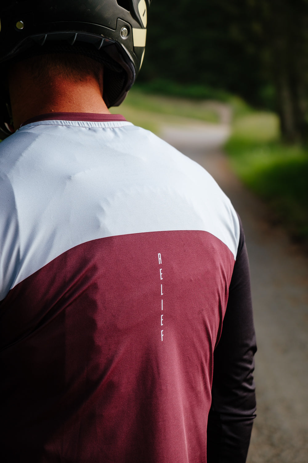 maillot homme vtt bordeaux maillot homme vtt bordeaux relief de dos