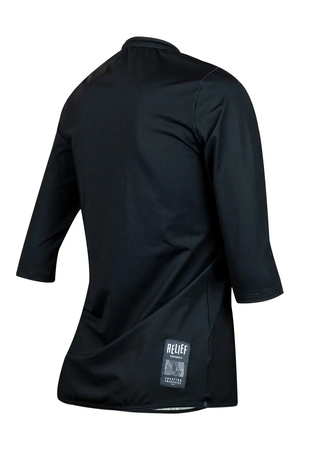 Maillot VTT femme manches 3/4 noir face RELIEF Équipements