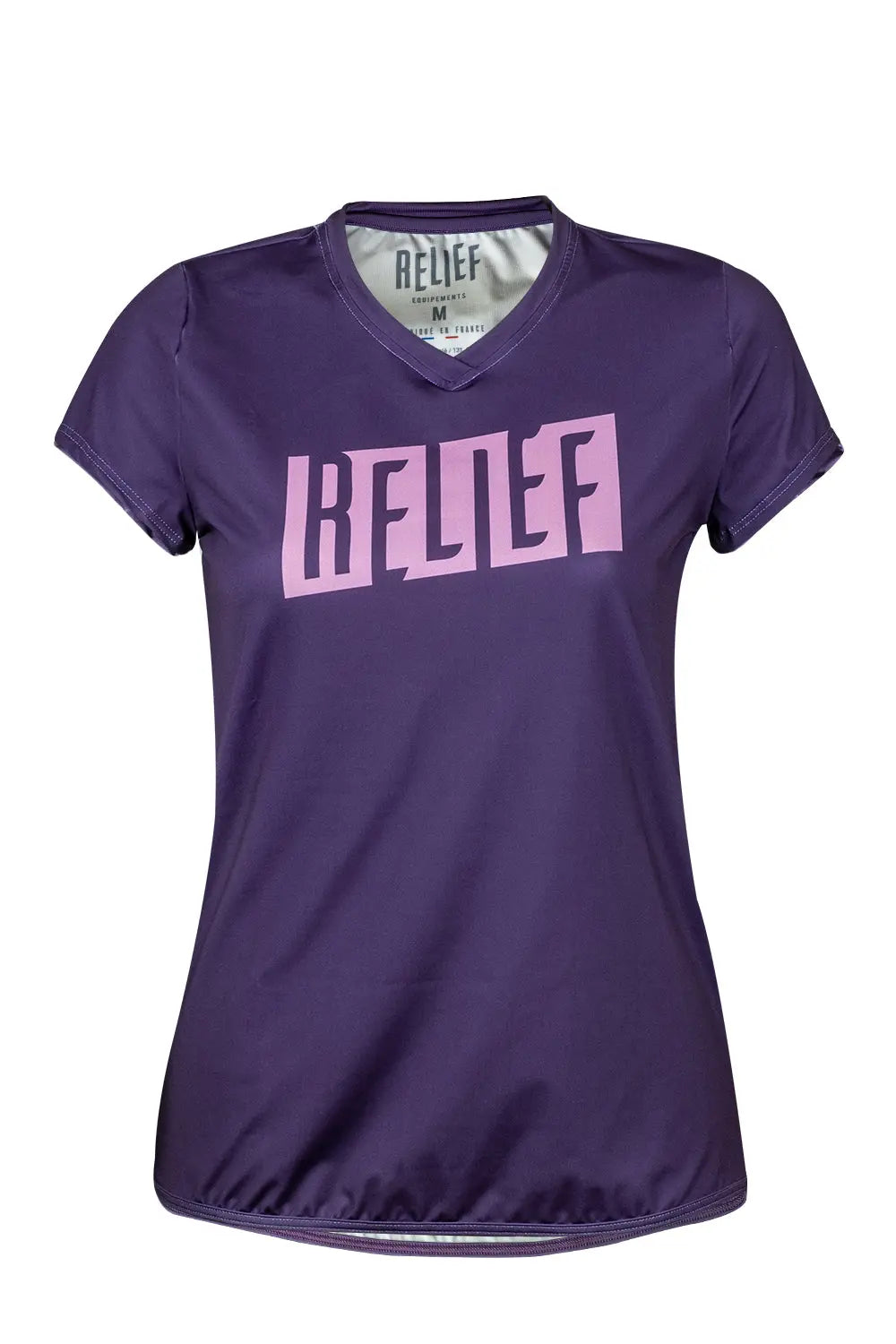 Maillot VTT Femme Manches Courtes | Calade Violet RELIEF Equipements