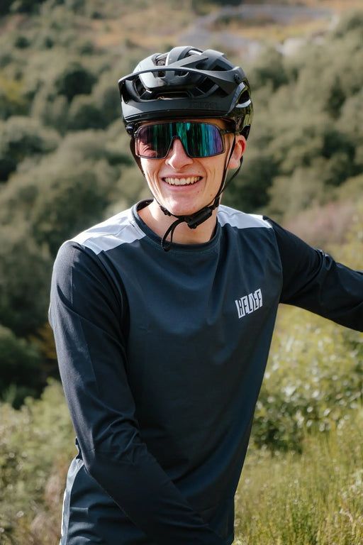 maillot VTT manches longues vert anglais made in france par RELIEF Équipements