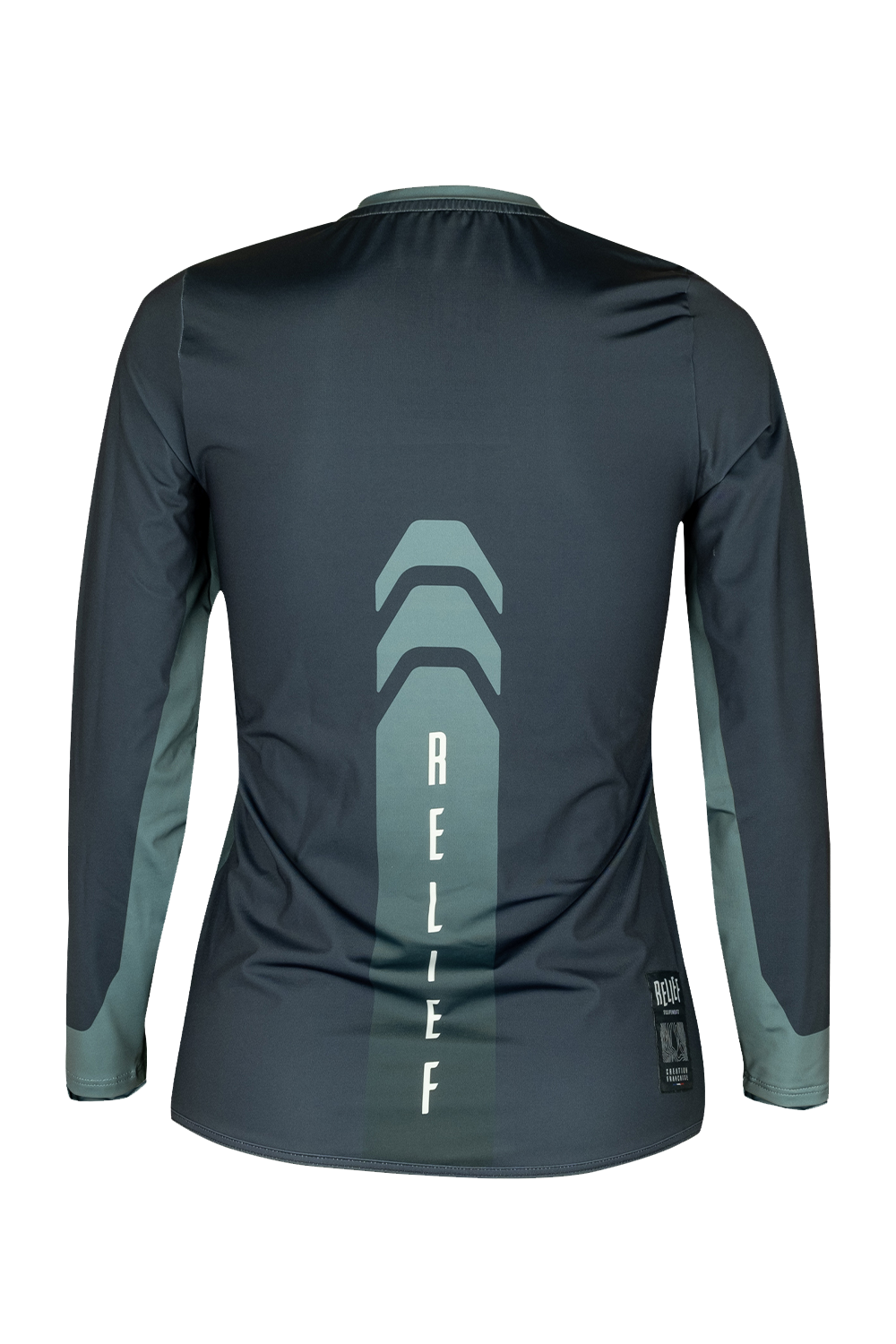 Maillot VTT femme manches longues vert forêt face RELIEF Équipements