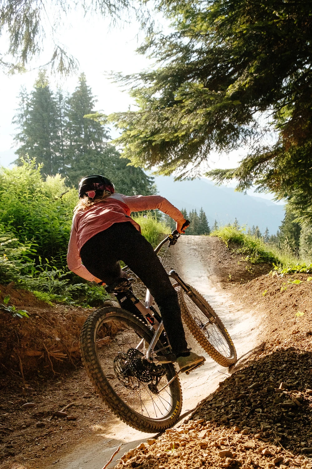 Maillot VTT Femme Manches Longues | Calade Essentiel Terracota - RELIEF Equipements