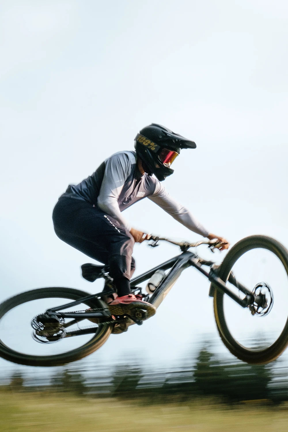 Maillot VTT Manches Longues | Calade Essentiel Gris - RELIEF Equipements