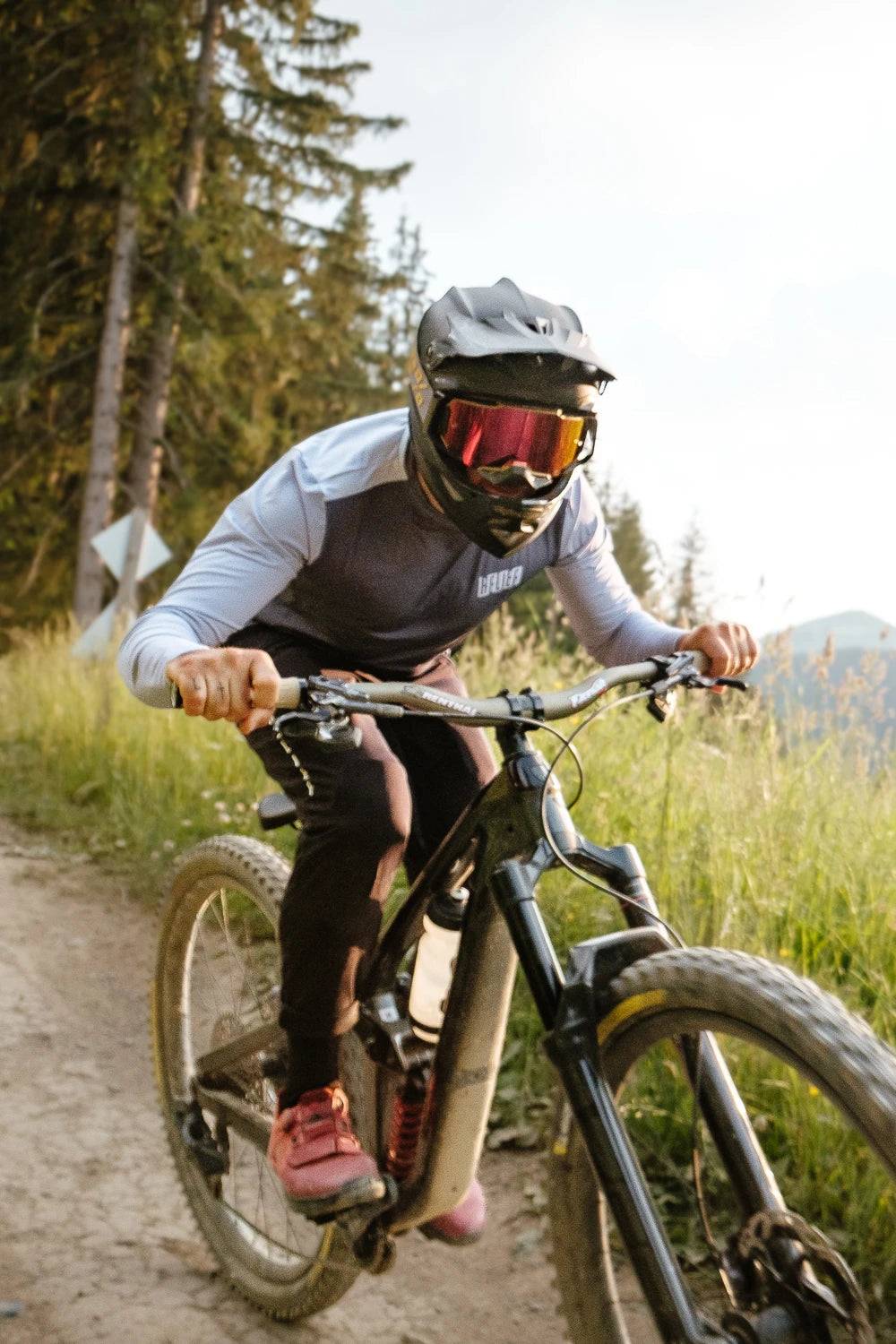 Maillot VTT Manches Longues | Calade Essentiel Gris - RELIEF Equipements