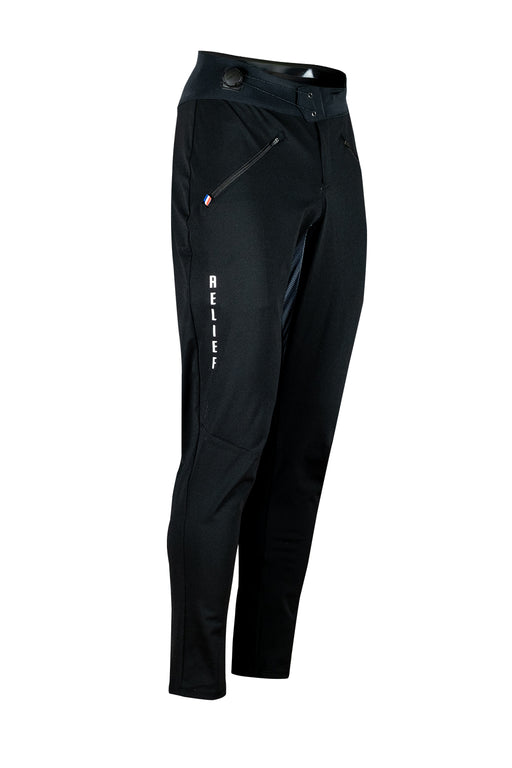 Pantalon VTT homme femme noir dos RELIEF Équipements
