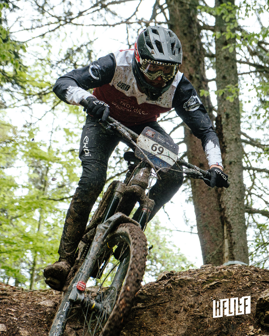 Enduro du vercors 2024 avec maillot officiel relief