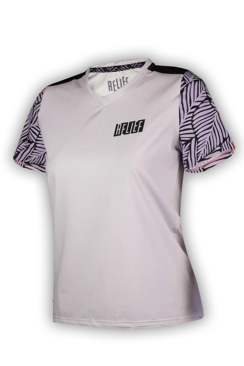 Maillot VTT Femme Manches Courtes | Calade Essentiel Lilas - VTT - RELIEF Equipements - Maillot VTT Femme Manches Courtes | Calade Essentiel Lilas - VTT - RELIEF Equipements - maillot femme VTT rose lila manches courtes fabriqué en France par RELIEF Équipements