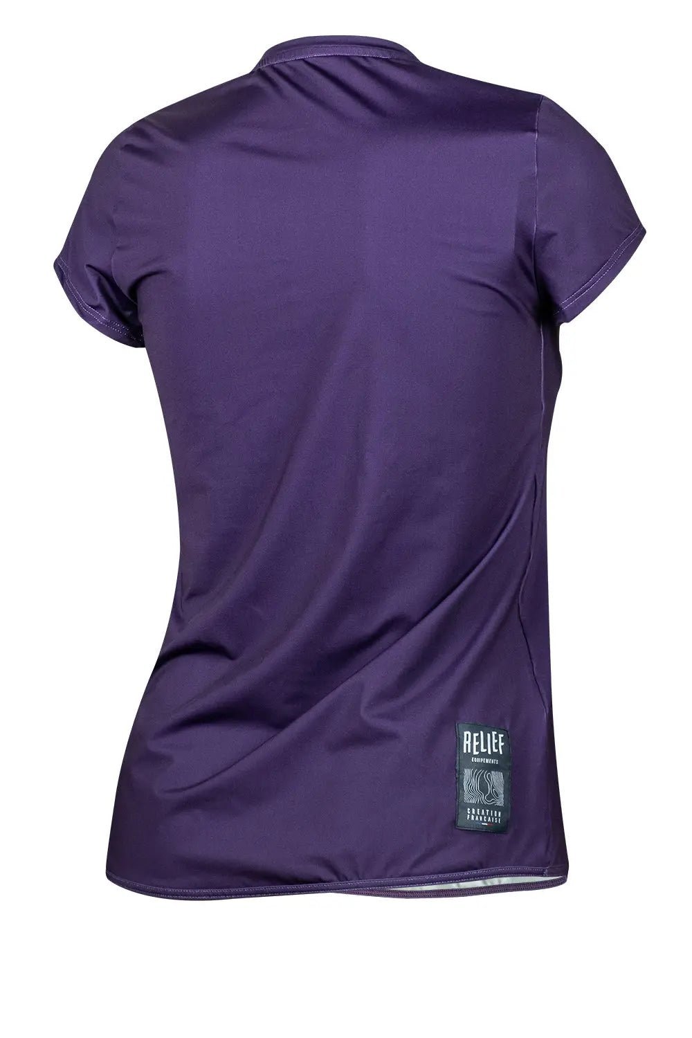 Maillot VTT Femme Manches Courtes | Calade Violet - VTT - RELIEF Equipements - Maillot VTT Femme Manches Courtes | Calade Violet - VTT - RELIEF Equipements - Maillot VTT femme manches courtes violet dos RELIEF Équipements