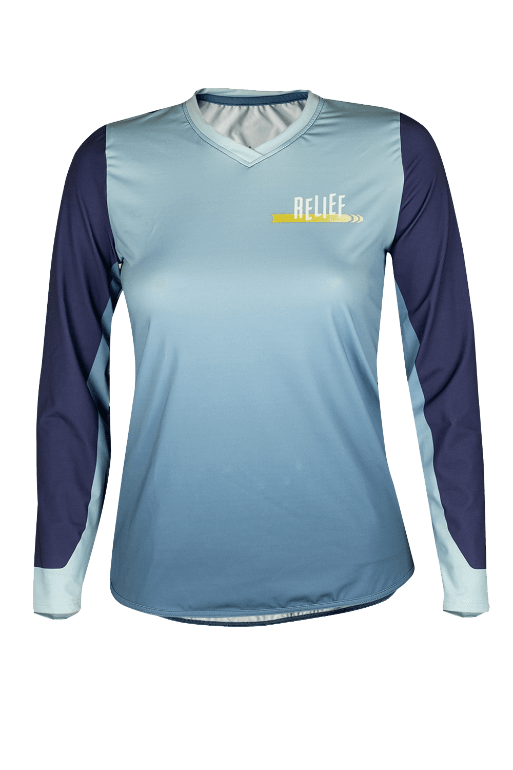 Maillot VTT Femme Manches Longues | Calade Gradient Lagon - VTT - RELIEF Equipements - Maillot VTT Femme Manches Longues | Calade Gradient Lagon - VTT - RELIEF Equipements - Maillot VTT femme manches longues lagon dos