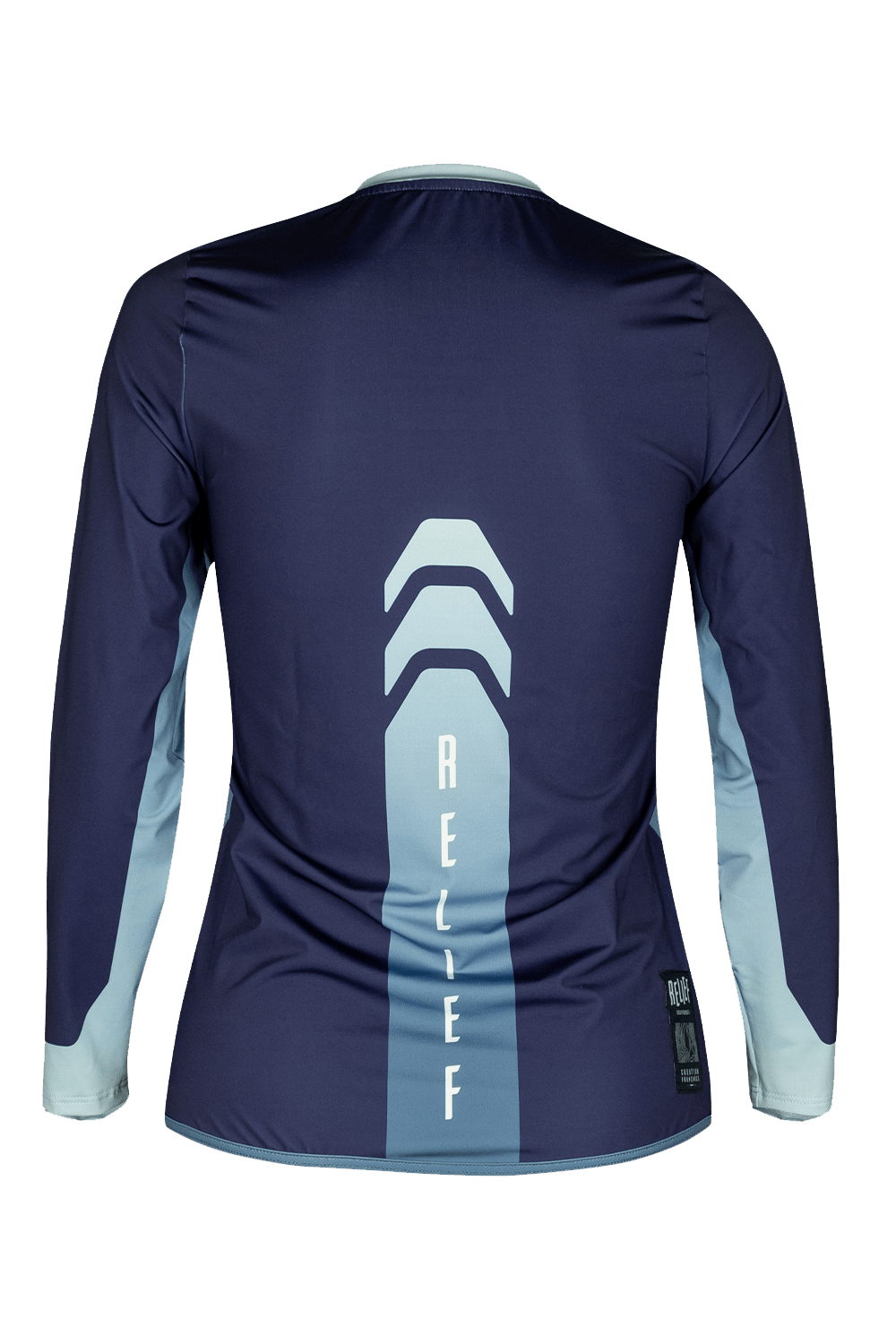 Maillot VTT Femme Manches Longues | Calade Gradient Lagon - VTT - RELIEF Equipements - Maillot VTT femme manches longues lagon dos