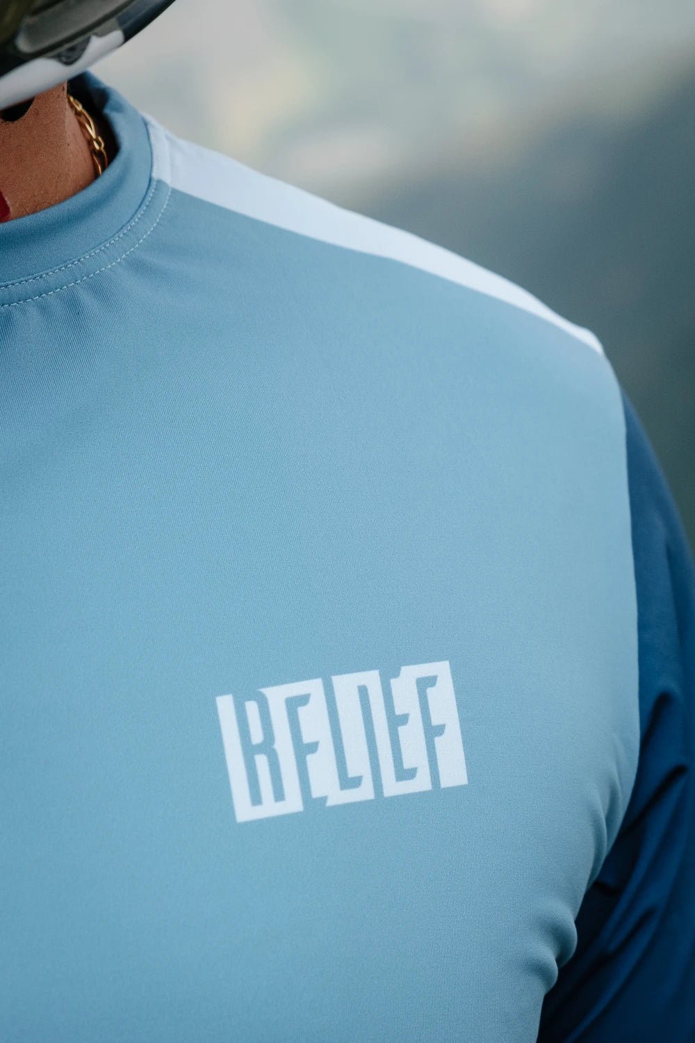 Maillot VTT Manches Courtes | Calade Essentiel Bleu Pastel - VTT - RELIEF Equipements - Maillot VTT Manches Courtes | Calade Essentiel Bleu Pastel - RELIEF Equipements