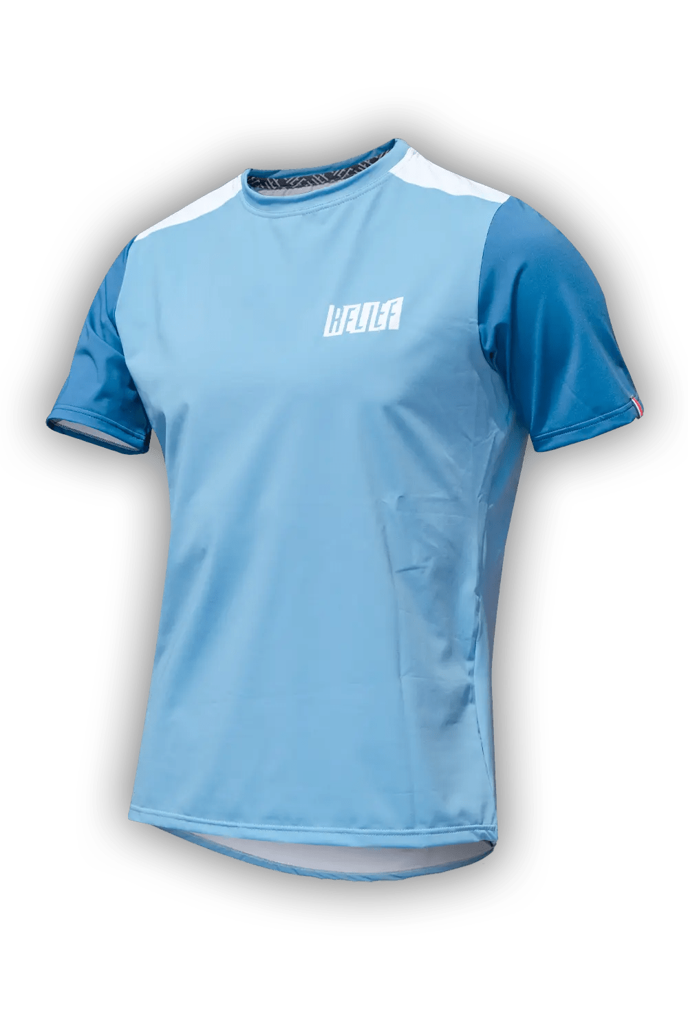 Maillot VTT Manches Courtes | Calade Essentiel Bleu Pastel - VTT - RELIEF Equipements - maillot VTT manche courte bleu pastel relief equipements