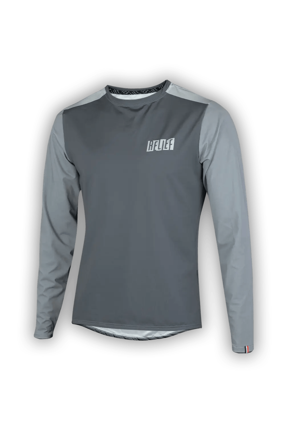 Maillot VTT Manches Longues | Calade Essentiel Gris - VTT - RELIEF Equipements - maillot VTT gris foncé manches longues par RELIEF Équipements