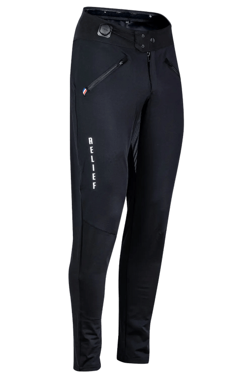 Pantalon VTT | FADA V2 - VTT - RELIEF Equipements - Pantalon VTT homme femme noir face RELIEF Équipements