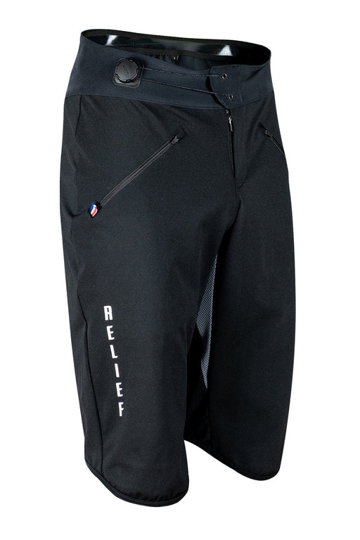 Short VTT | FADA V1 - VTT - RELIEF Equipements - Short VTT | FADA V1 - VTT - RELIEF Equipements - Short VTT homme femme noir face RELIEF Équipements